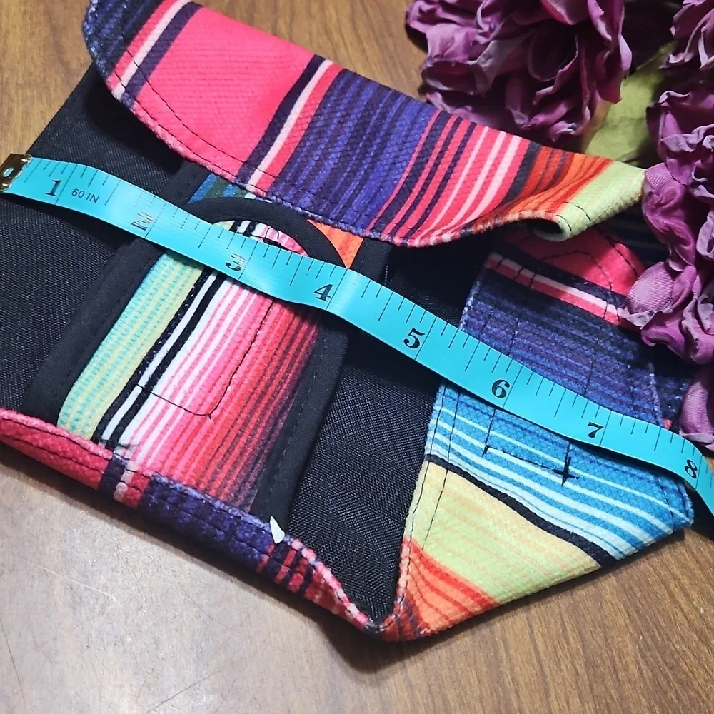 NIB Colorful Striped Dog Jacket Small